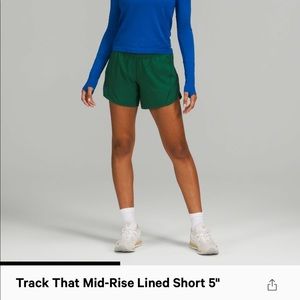 Brand new unopened Lululemon Track That MR Short 5” Lined